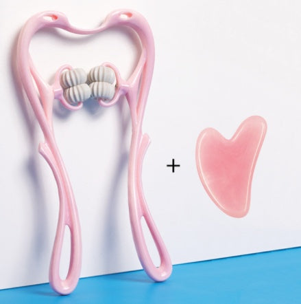 Multifunctional Manual Six-wheel Neck Massager / Massage Relieve Roller Massage Tool