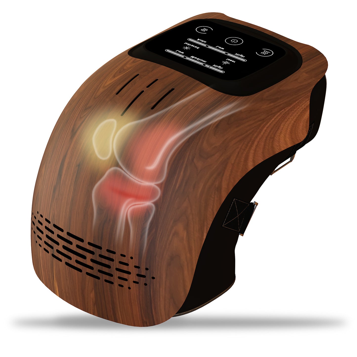 Electric Intelligent Kneading Heating Knee Massager Rechargeable Pain Relief Infrared Laser Vibration Knee Massager