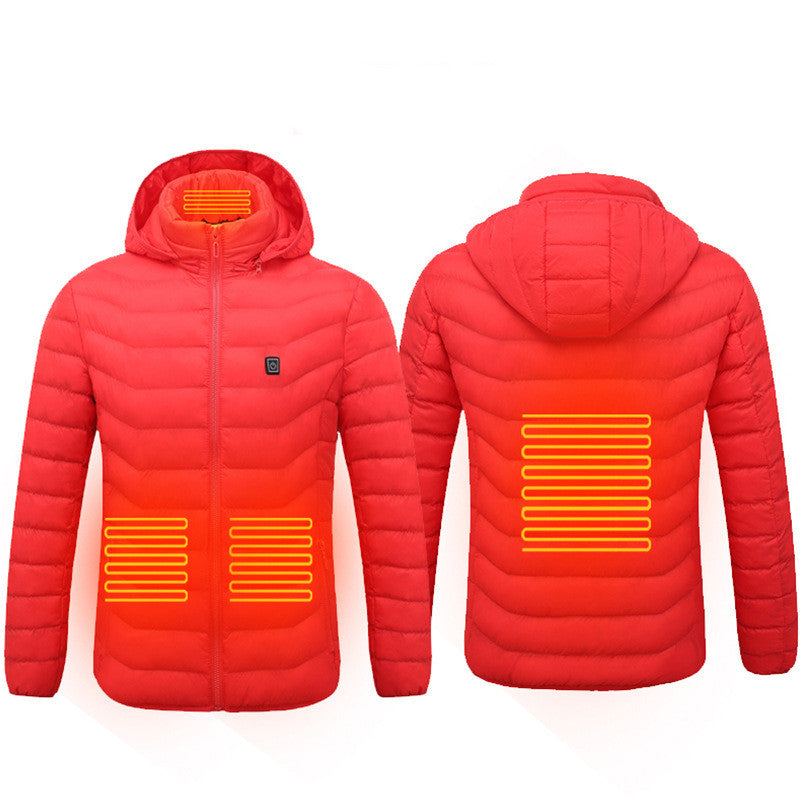 New Heated Jacket Coat USB Electric, Winter Jacket