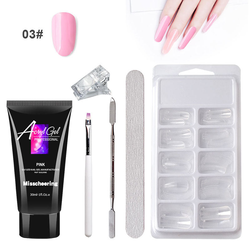 Painless Crystal Gel Set Without Paper Holder