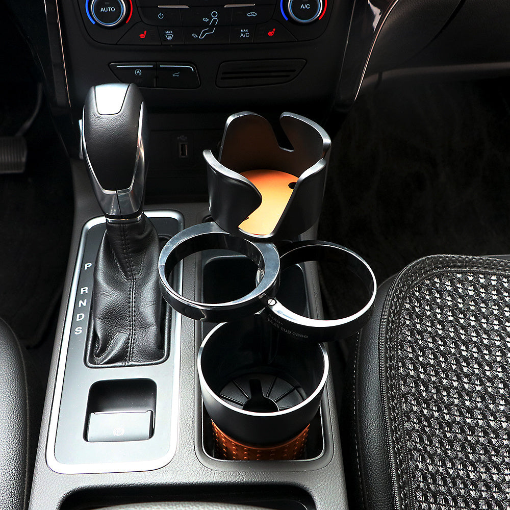 DriveMate Universal Car Cup Holder – Adjustable Door Mount Drink Organizer