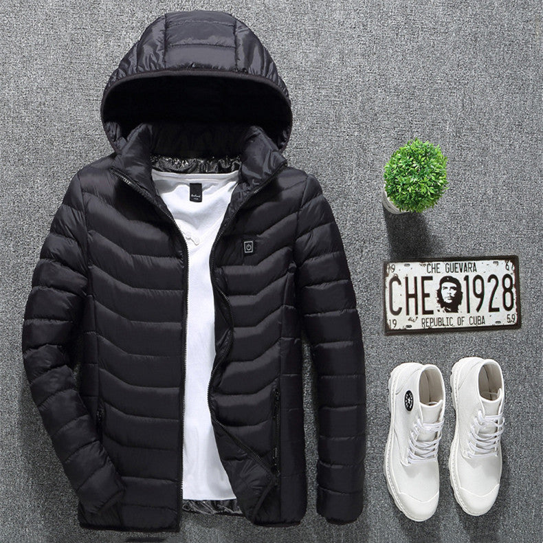 New Heated Jacket Coat USB Electric, Winter Jacket