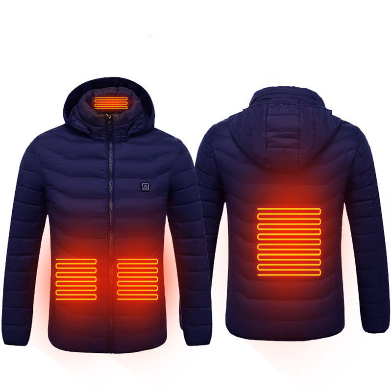 New Heated Jacket Coat USB Electric, Winter Jacket