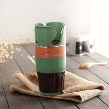 DriveMate Universal Car Cup Holder – Adjustable Door Mount Drink Organizer