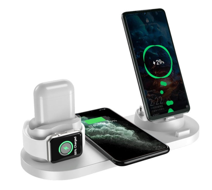 6-in-1 Wireless Charger For IPhone, Airpods & Watch