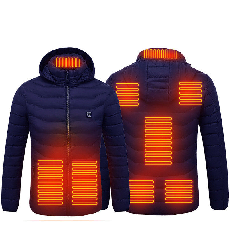 New Heated Jacket Coat USB Electric, Winter Jacket
