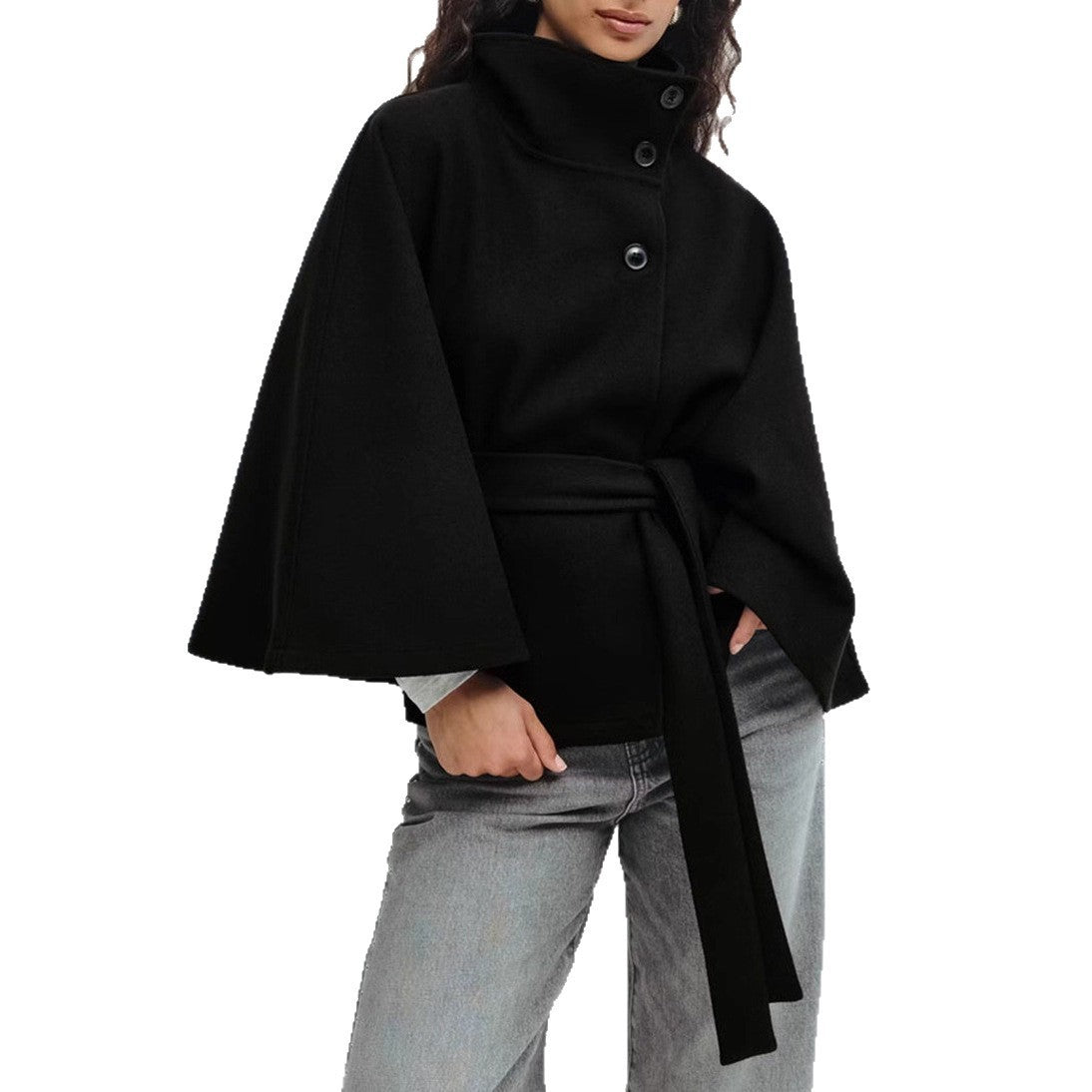 Aurelia High Neck Belted Winter Coat