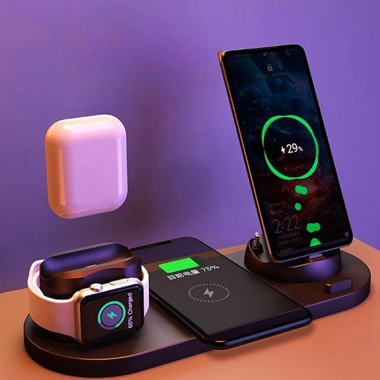 6-in-1 Wireless Charger For IPhone, Airpods & Watch